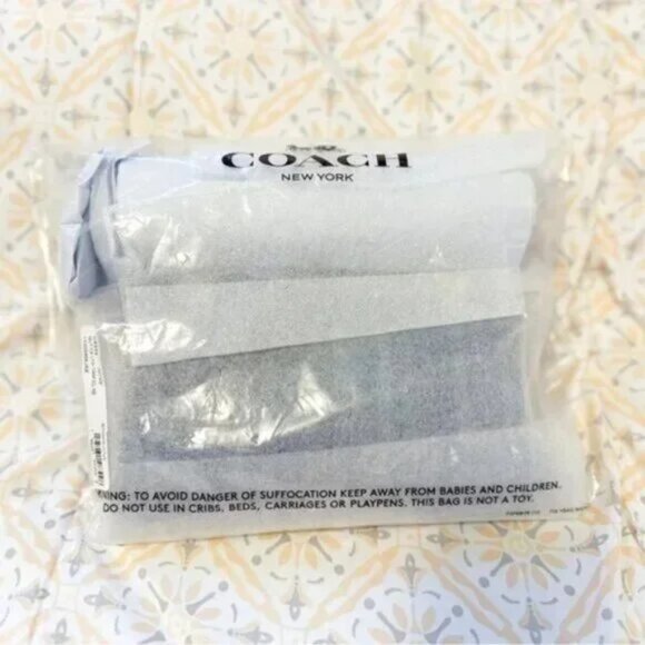 8 | 😍Coach Anna Foldover Clutch Crossbody Horse and Carriage (Sport Blue) - Picture 2 of 7